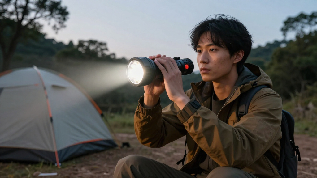 rechargeable flashlight high lumens
