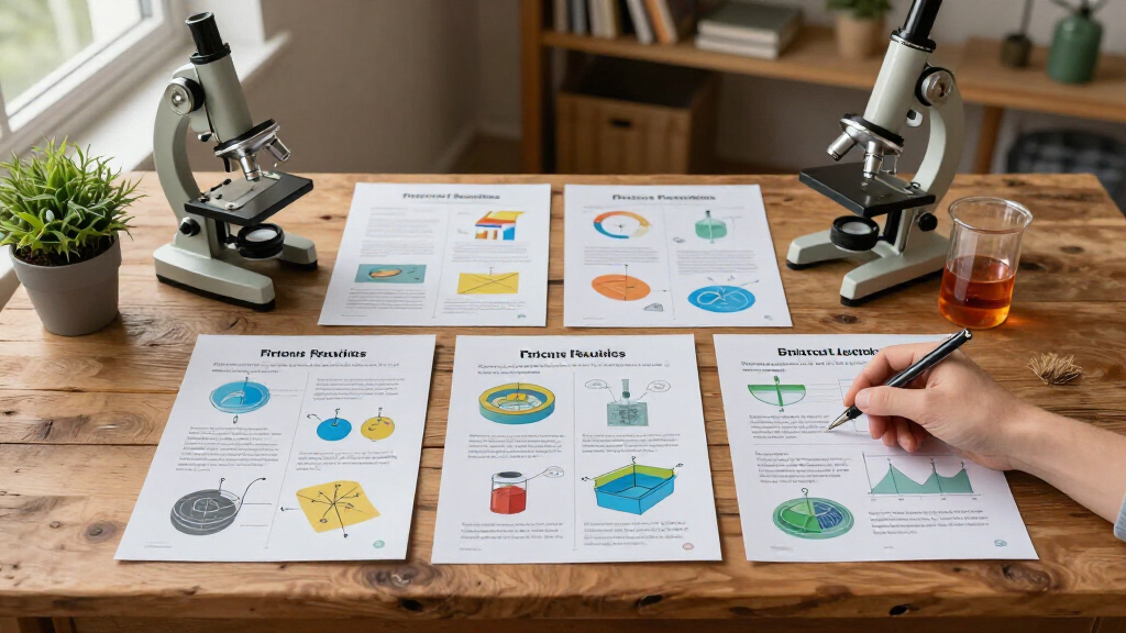educational science reference posters