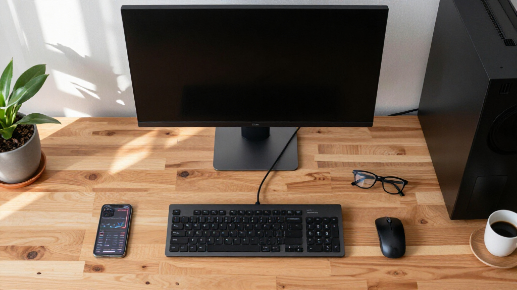 desktop pc for market analysis