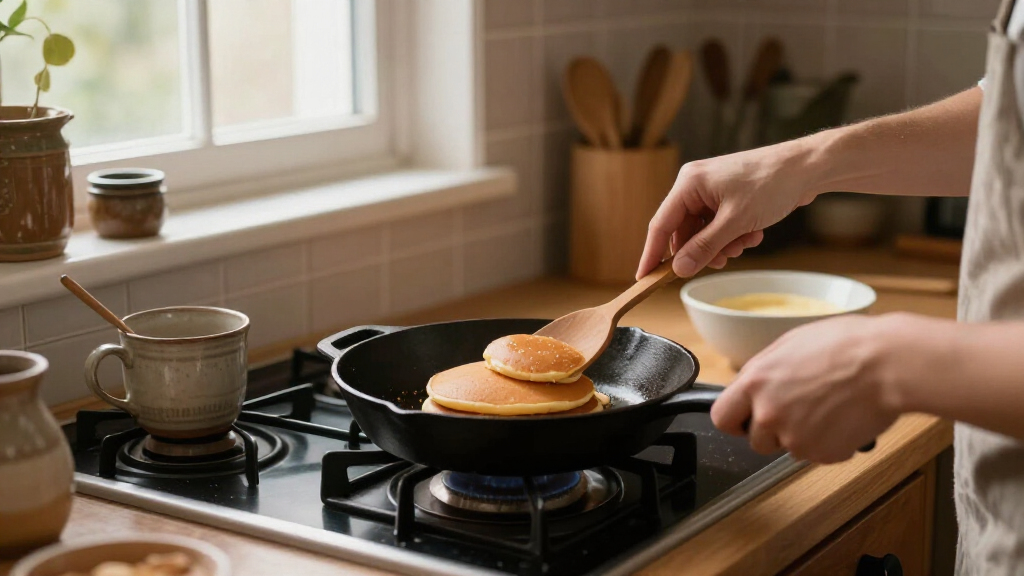 way to cook pancakes on stove