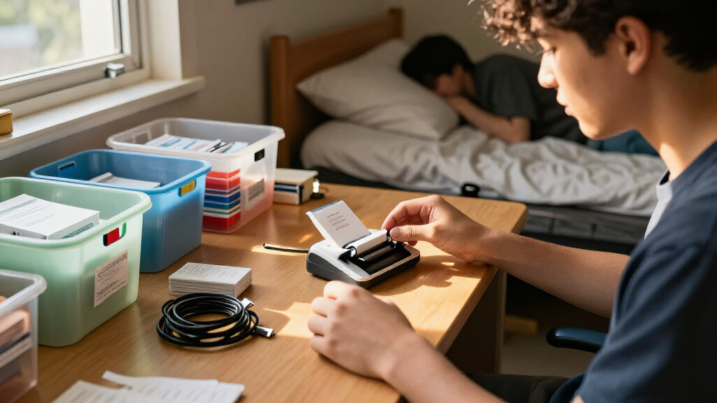 portable label makers for college organization