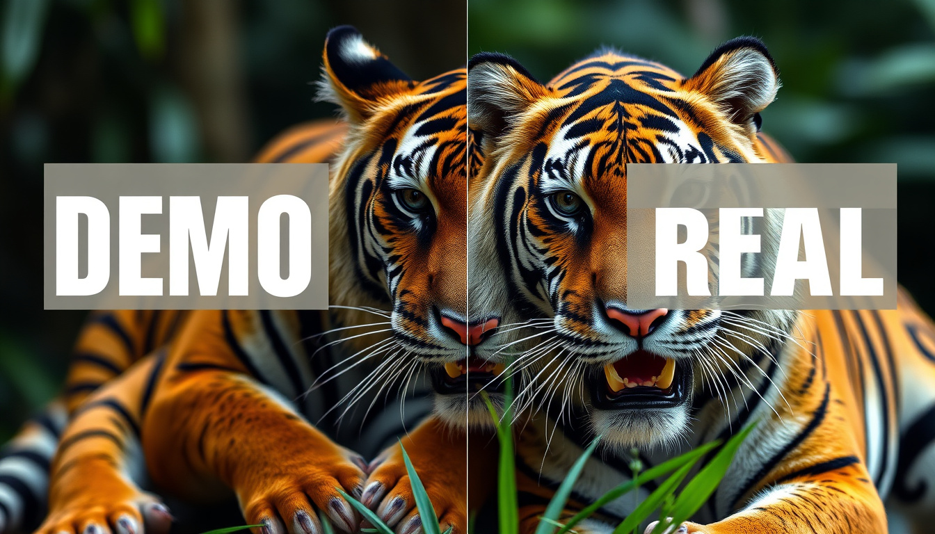 fortune tiger demo — Comparação entre Versão Demo e Versão com Dinheiro Real