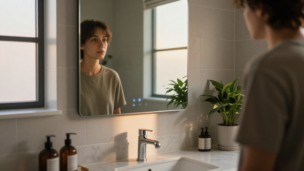 smart bathroom mirror