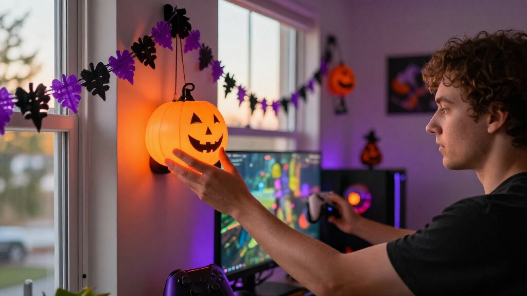 Halloween gaming wall decorations