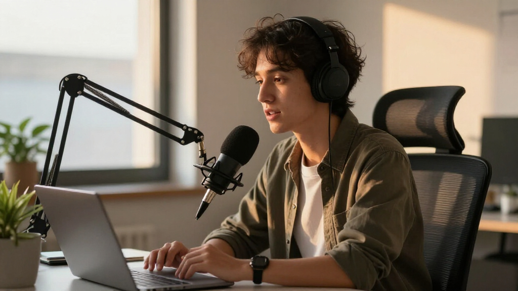 broadcast microphone for office