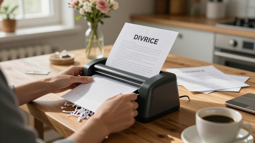 best shredder for divorce paperwork at home