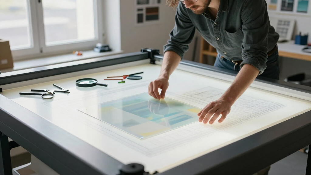 large format light table