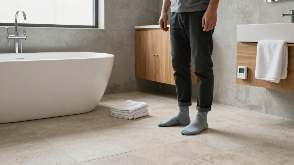best basement bathroom floor heating systems