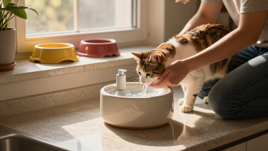 automatic pet water fountains