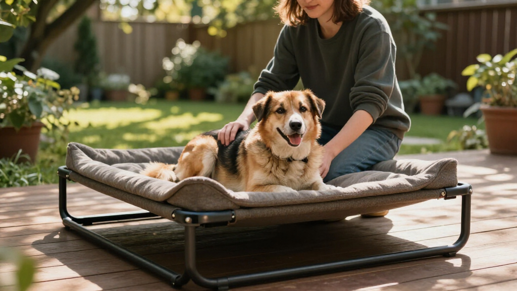 best outdoor elevated dog bed heavy duty