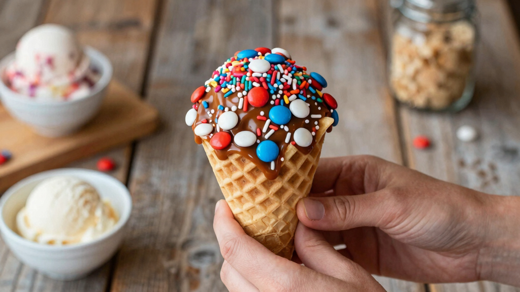 patriotic ice cream toppings