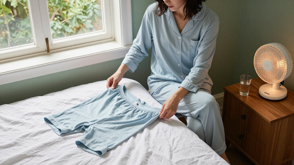 perimenopause cooling pajamas