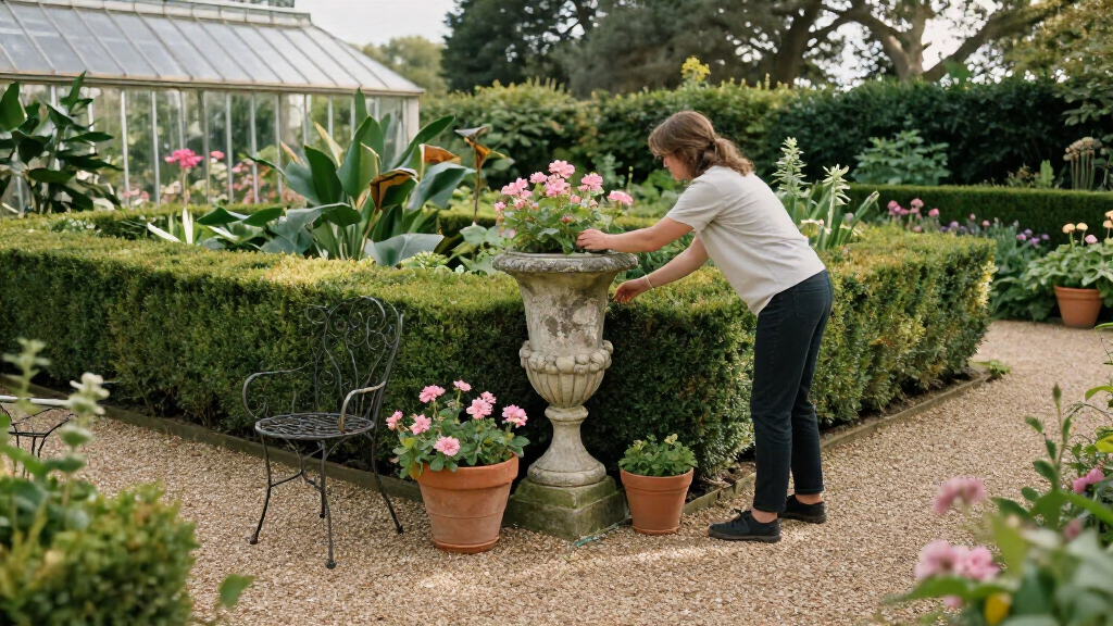 best stately garden decor