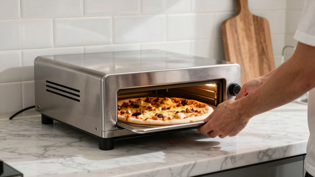 compact countertop pizza oven