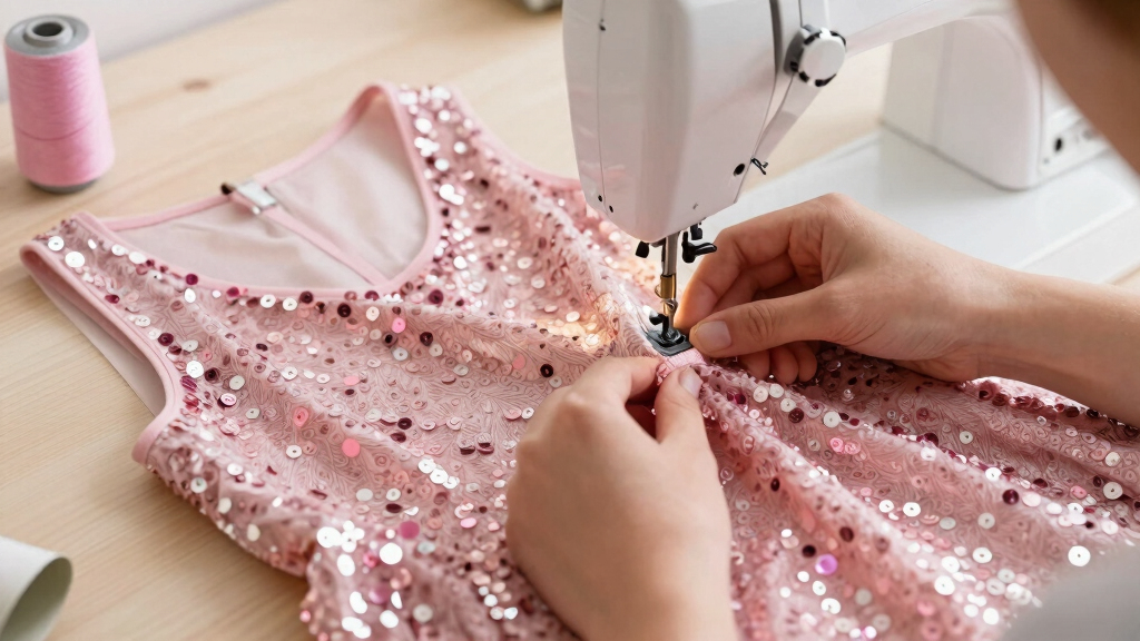 best pink sequin dresses