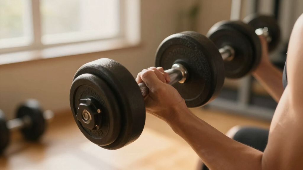 adjustable dumbbell set