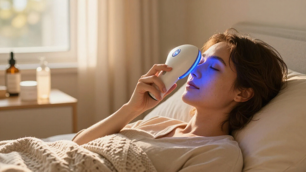 best blue light therapy device for oily skin