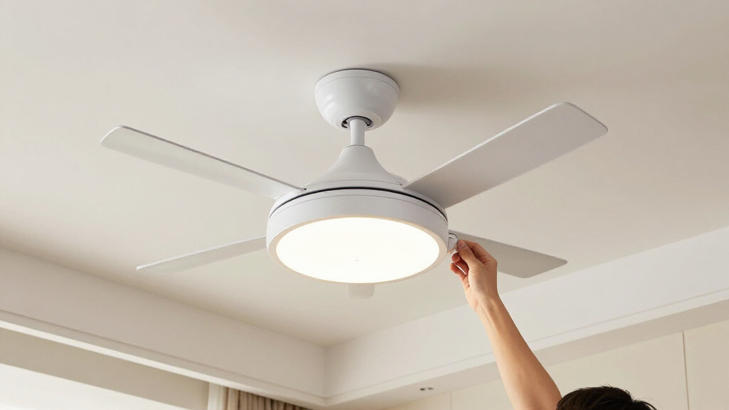best white ceiling fans with lights for modern homes