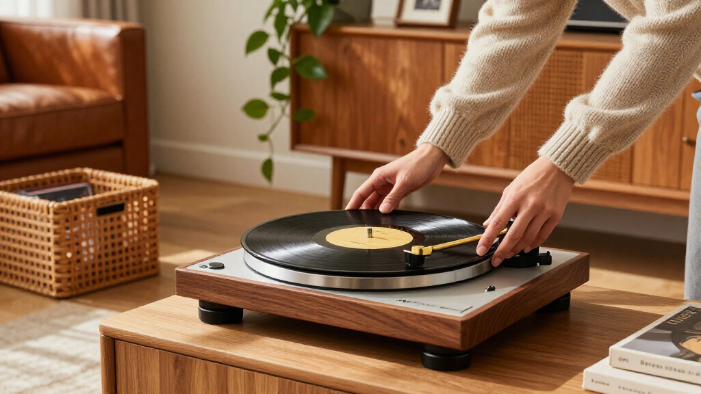 vintage-style record players