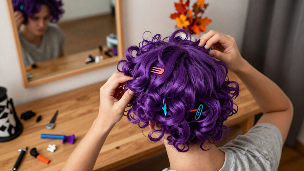 Halloween costume wigs