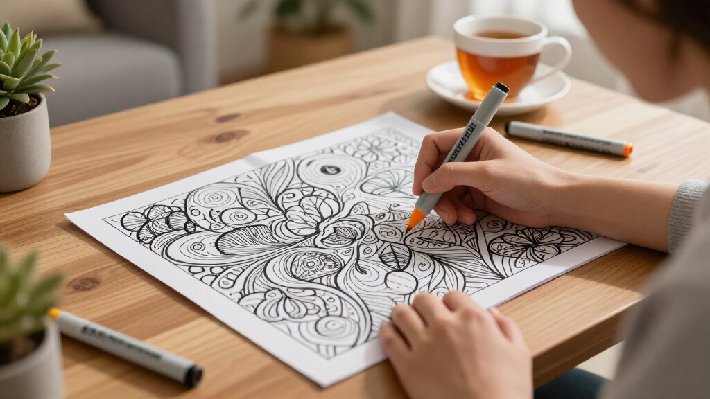 adult coloring books for stress relief