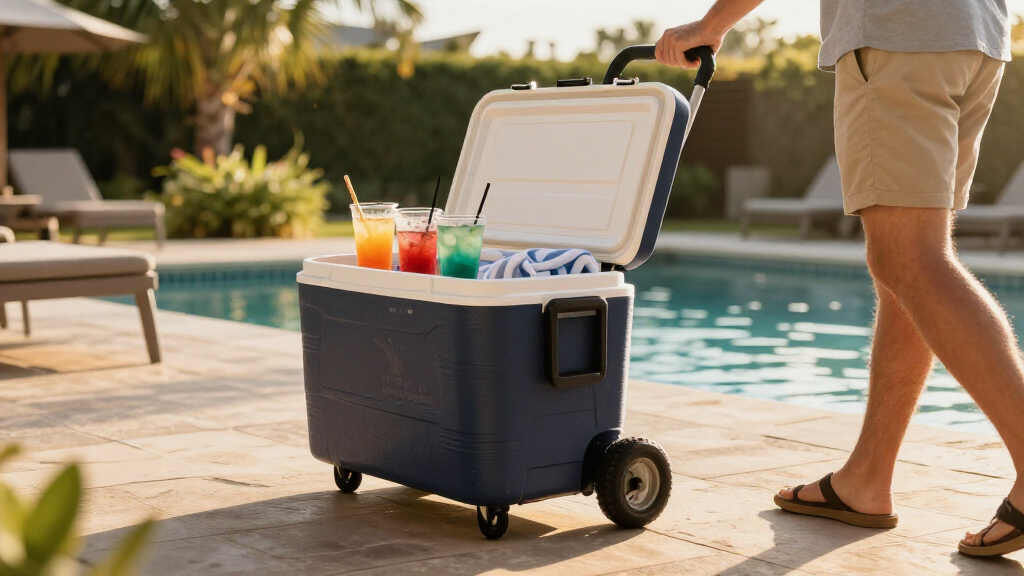 best rolling cooler cart