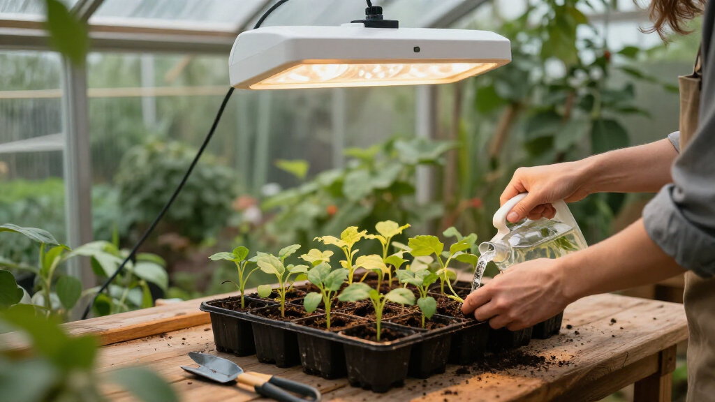 best seed starting grow light systems