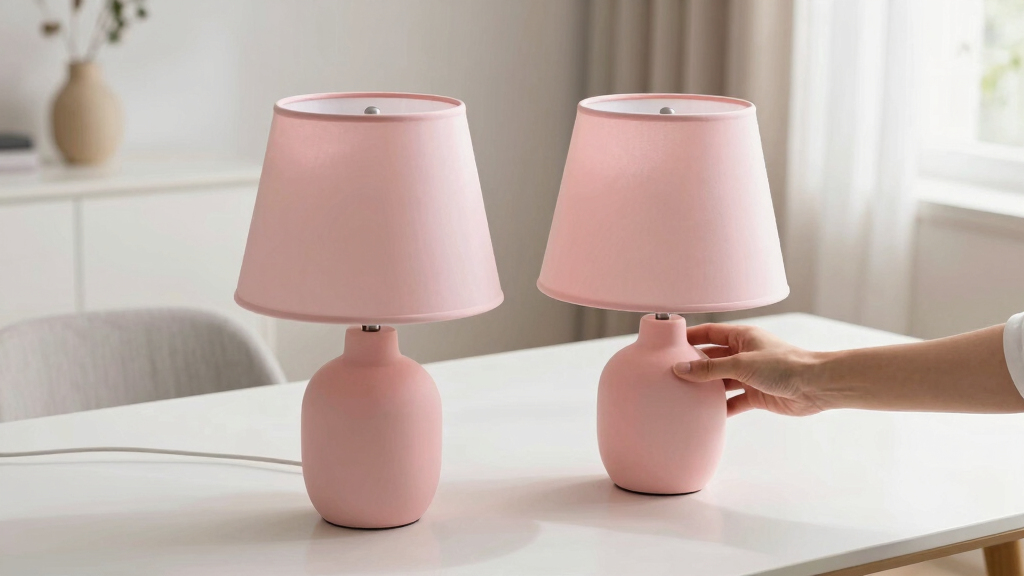 best pink table lamps