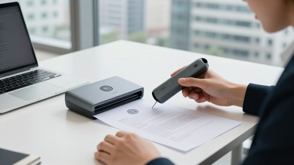 portable document scanner for court paperwork