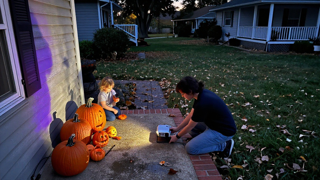 Halloween outdoor projector lights