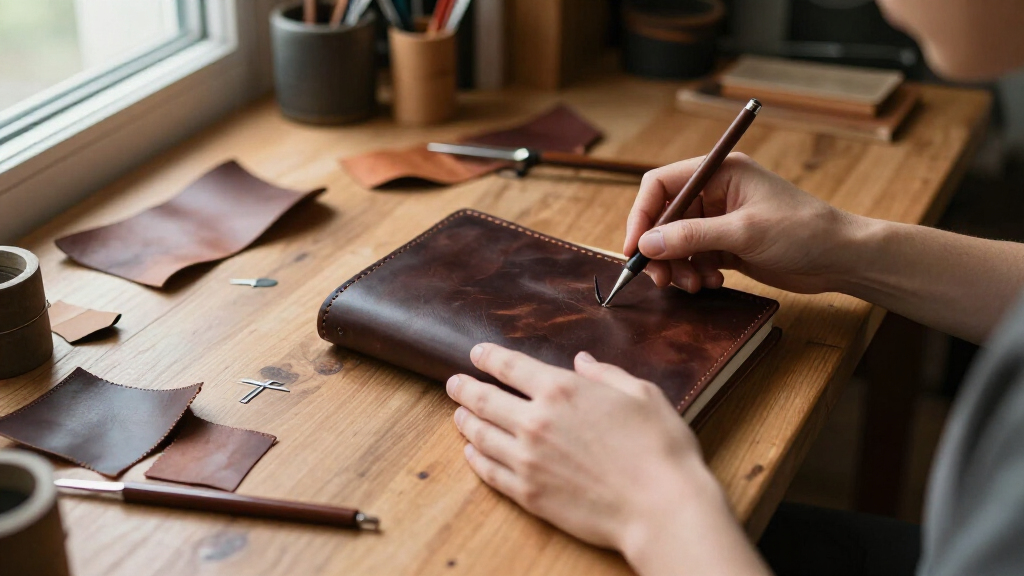 personalized leather journals