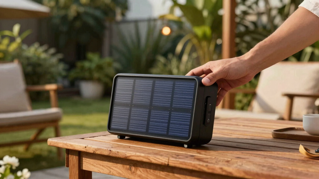 solar-powered outdoor speakers