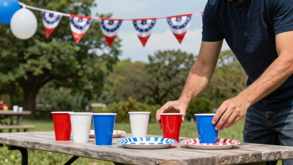 patriotic outdoor party supplies