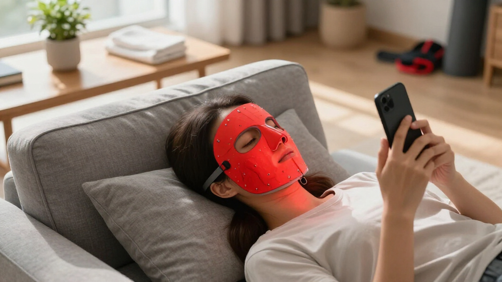 red light therapy mask