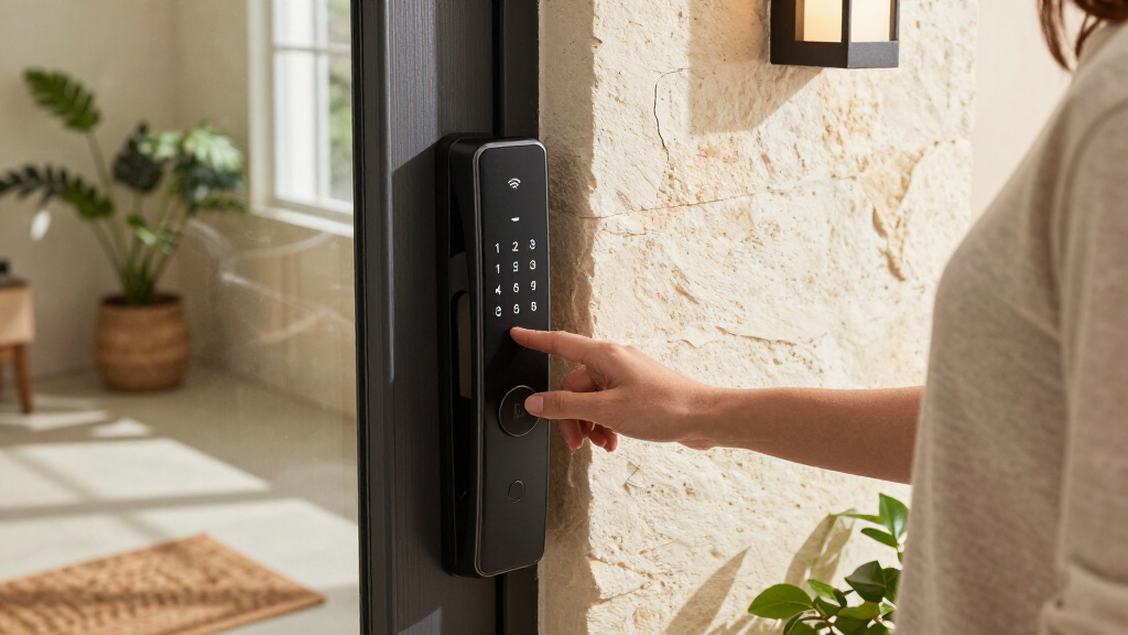 smart lock with keypad and wifi