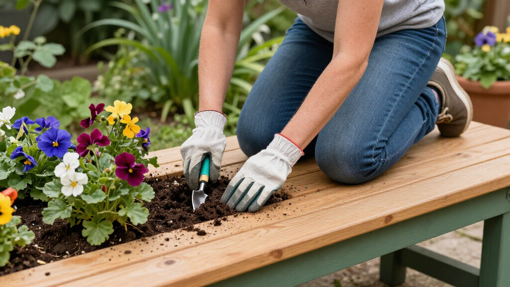 garden kneeler benches