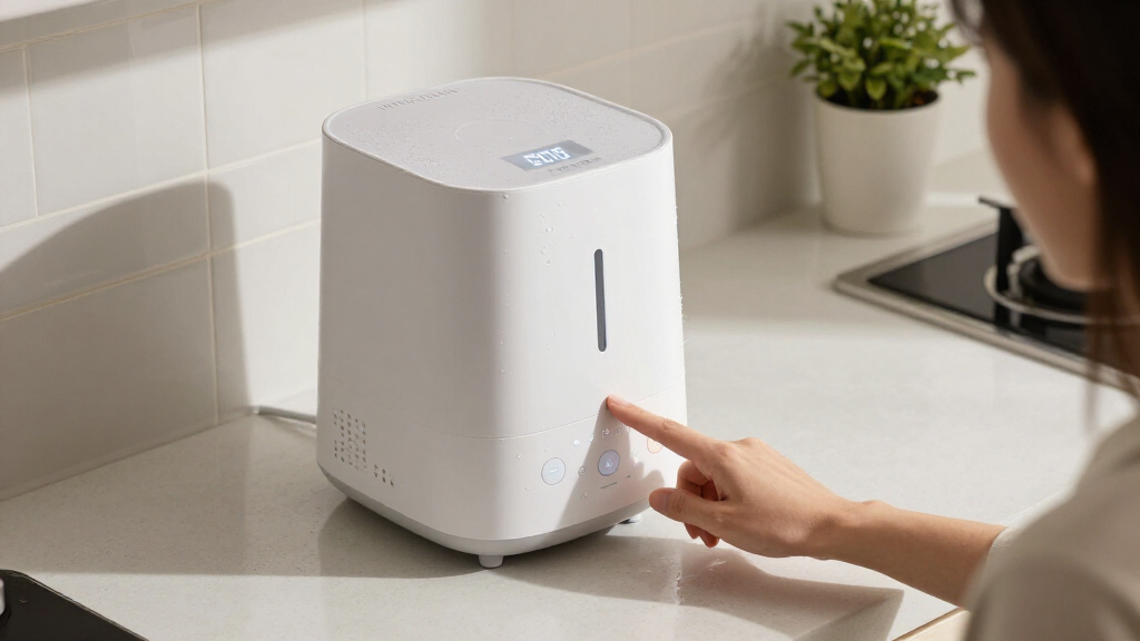 smart humidifier with humidity sensor