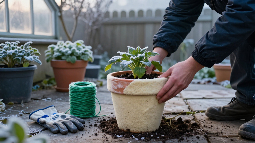 best frost protection for container plants