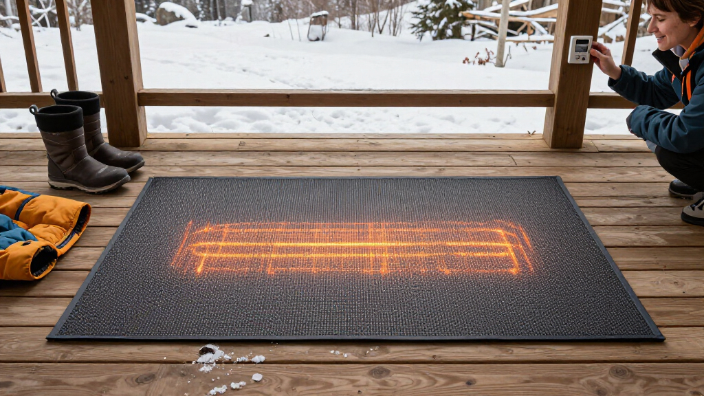 best heated snow melting mats for walkways
