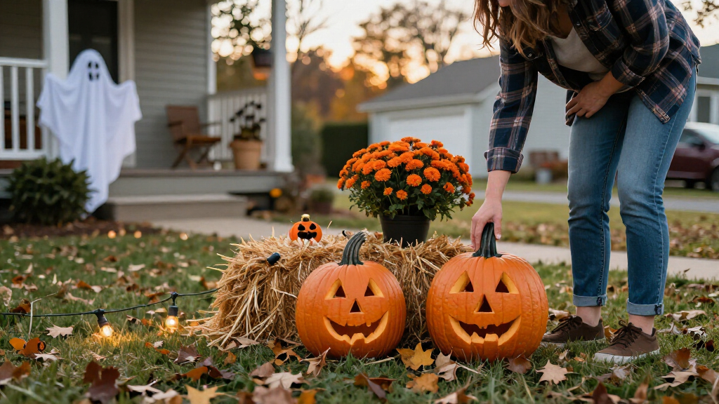 Halloween yard decorations