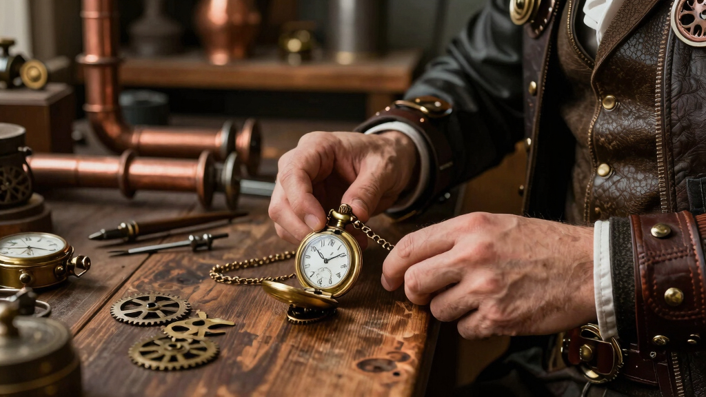 picks for steampunk pocket watches on amazon