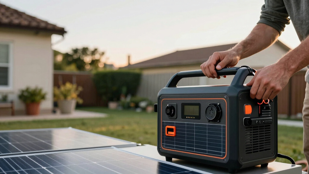 solar generator for emergency backup