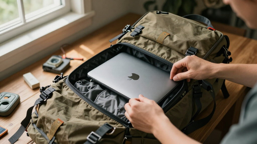 travel backpacks with lapcompartments