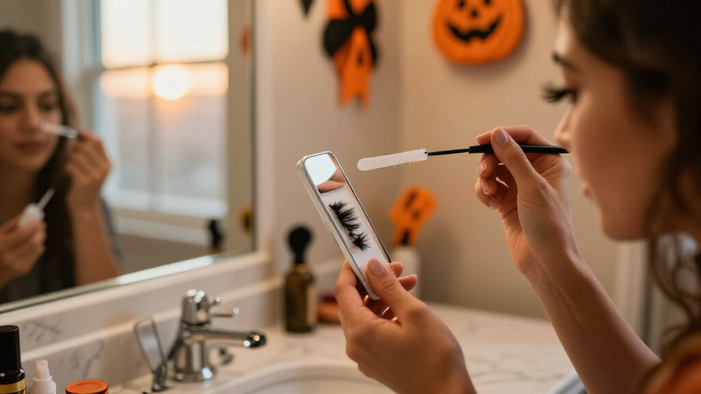 Halloween false eyelashes