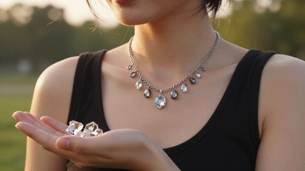 crystal healing jewelry