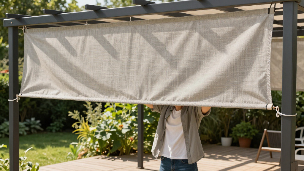 outdoor pergola canopy heavy duty