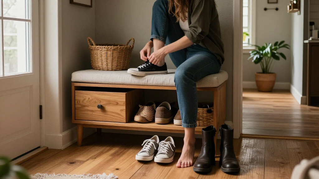 best shoe cabinets with bench seating