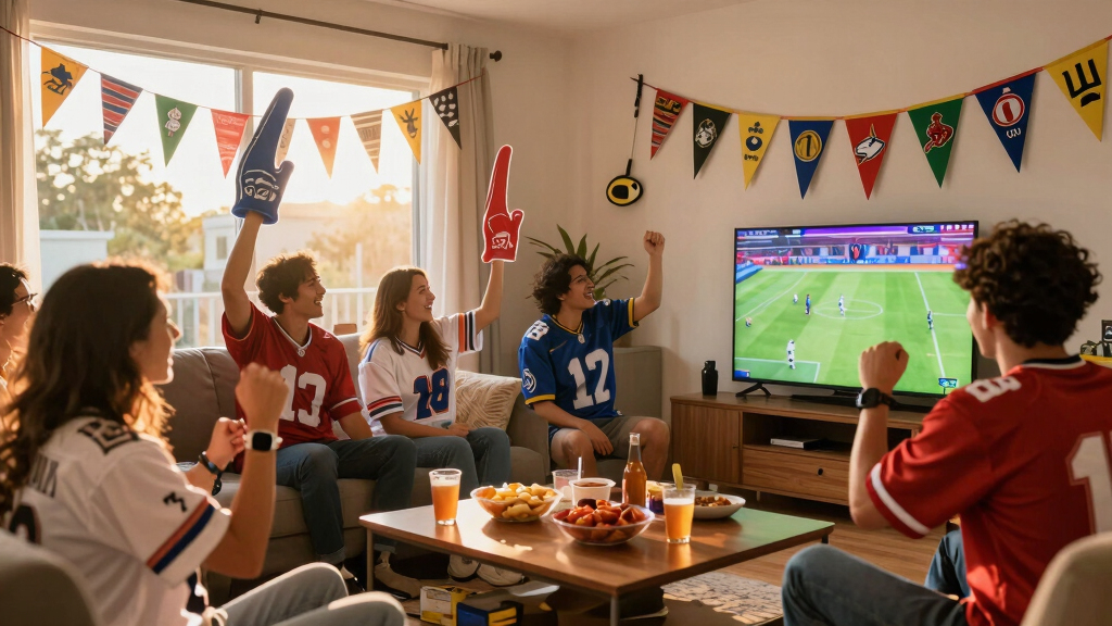 football watch party decorations