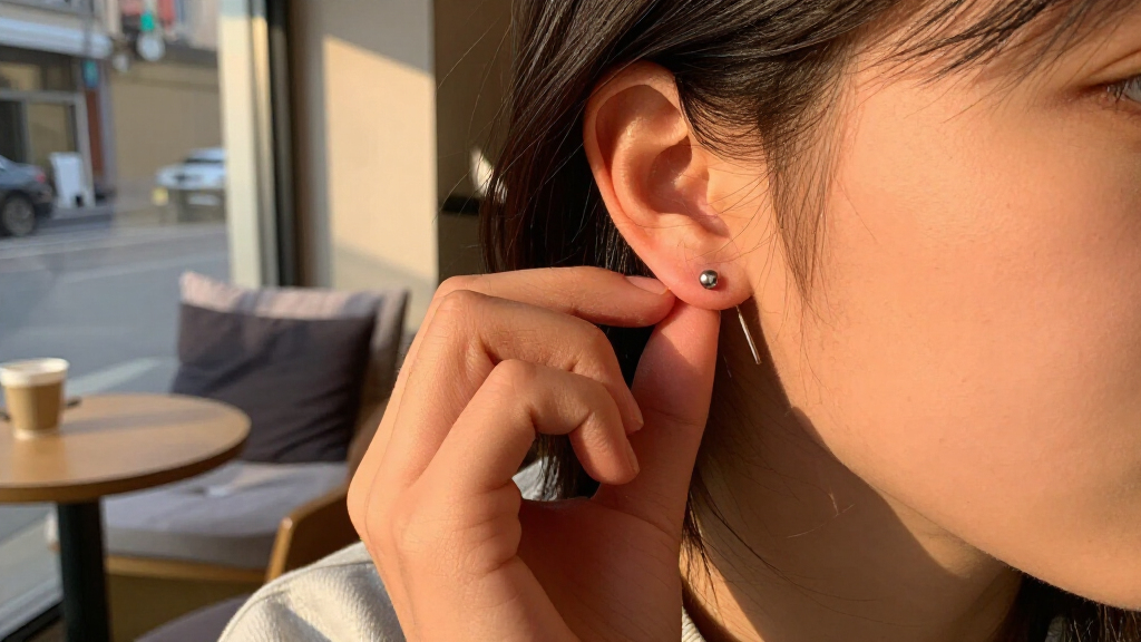 implant grade titanium cartilage stud 16g 6mm