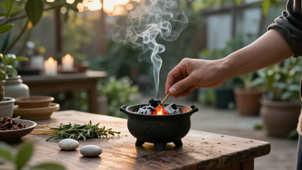 witch cauldron incense burners